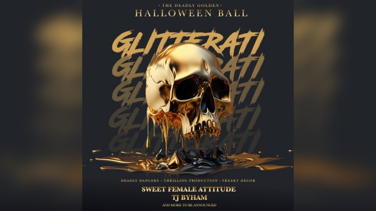Glitterati: Golden Halloween Ball w/ Sweet Female Attitude