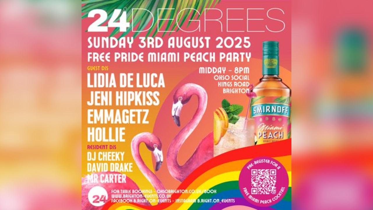 24 Degrees Miami Beach Party - FREE Pride Day Party