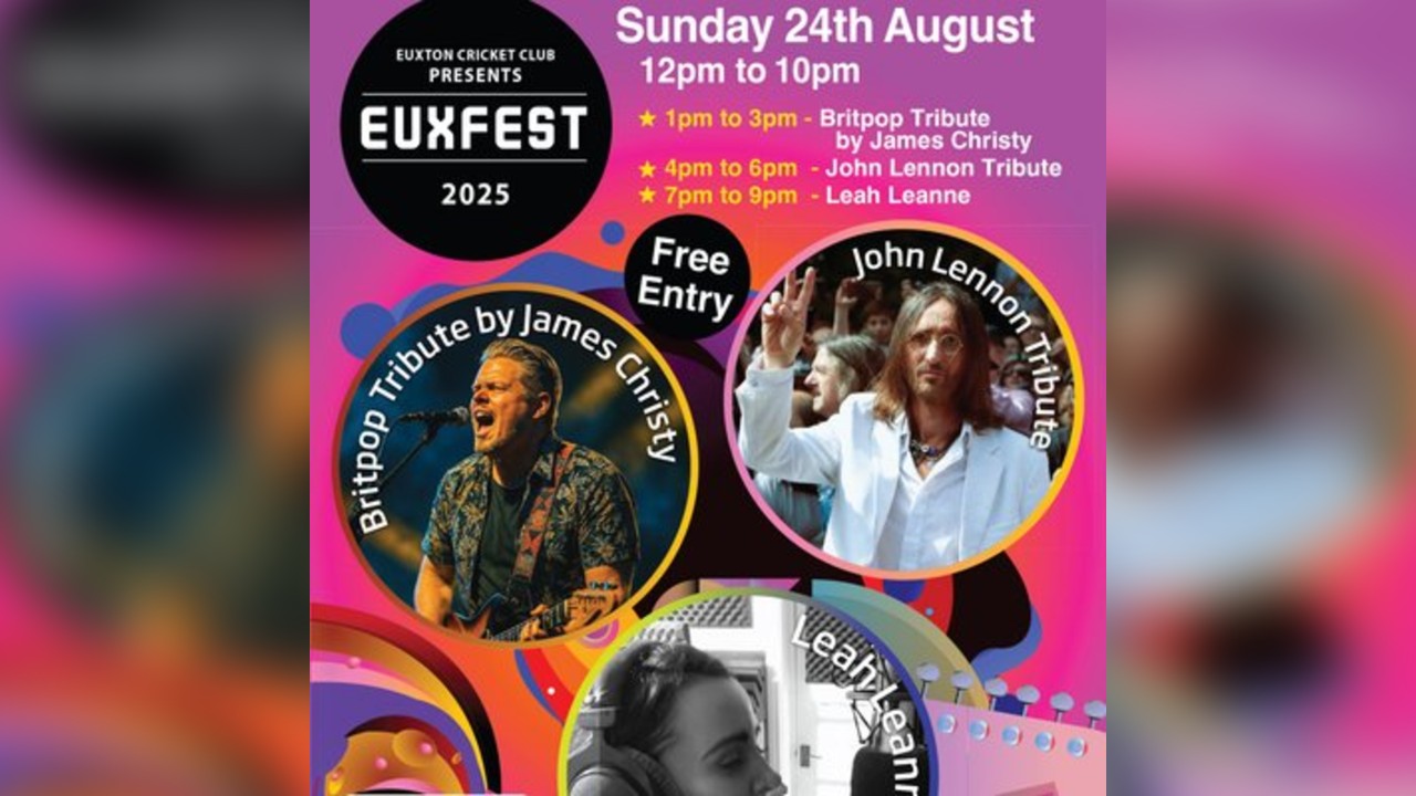 Euxfest Music & Comedy Festival at Euxton Cricket Club
