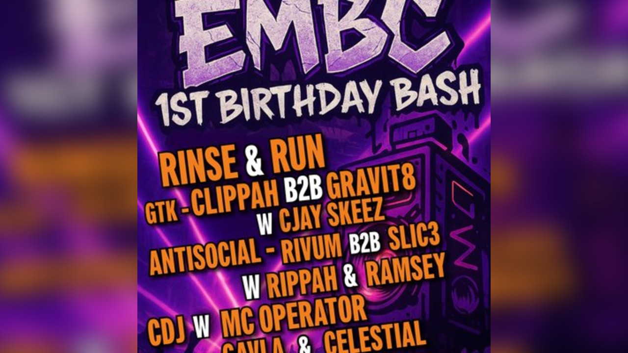 Embcs first birthday bash - at the palace stage door