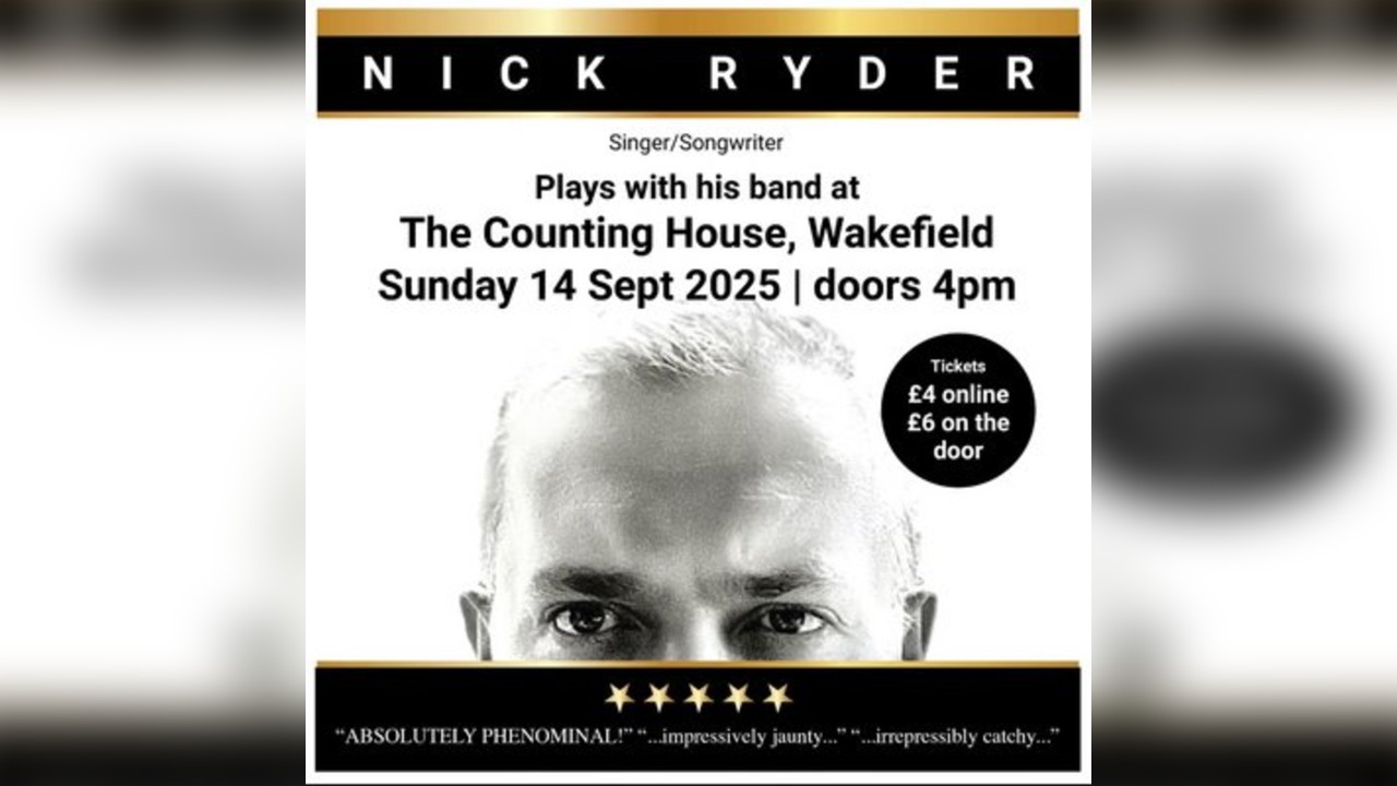 Nick Ryder Live @ The Counting House, Wakefield