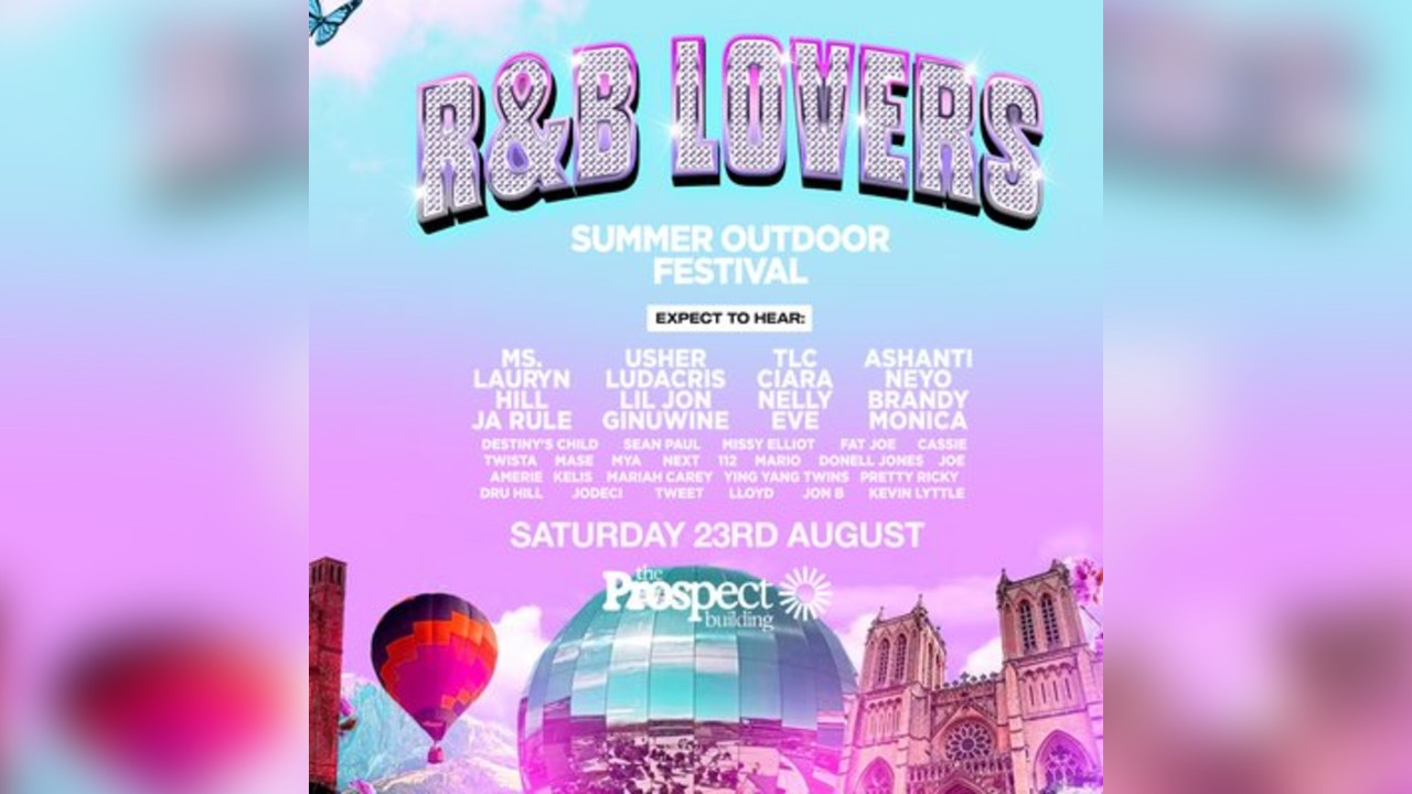 R&B Lovers - Saturday 23rd August - Prospect Bristol
