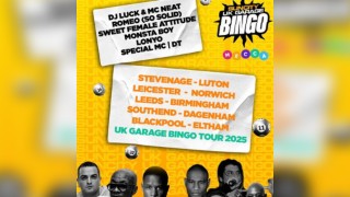 UK GARAGE BINGO with SWEET FEMALE ATTITUDE| MONSTA BOY LIVE P.A.