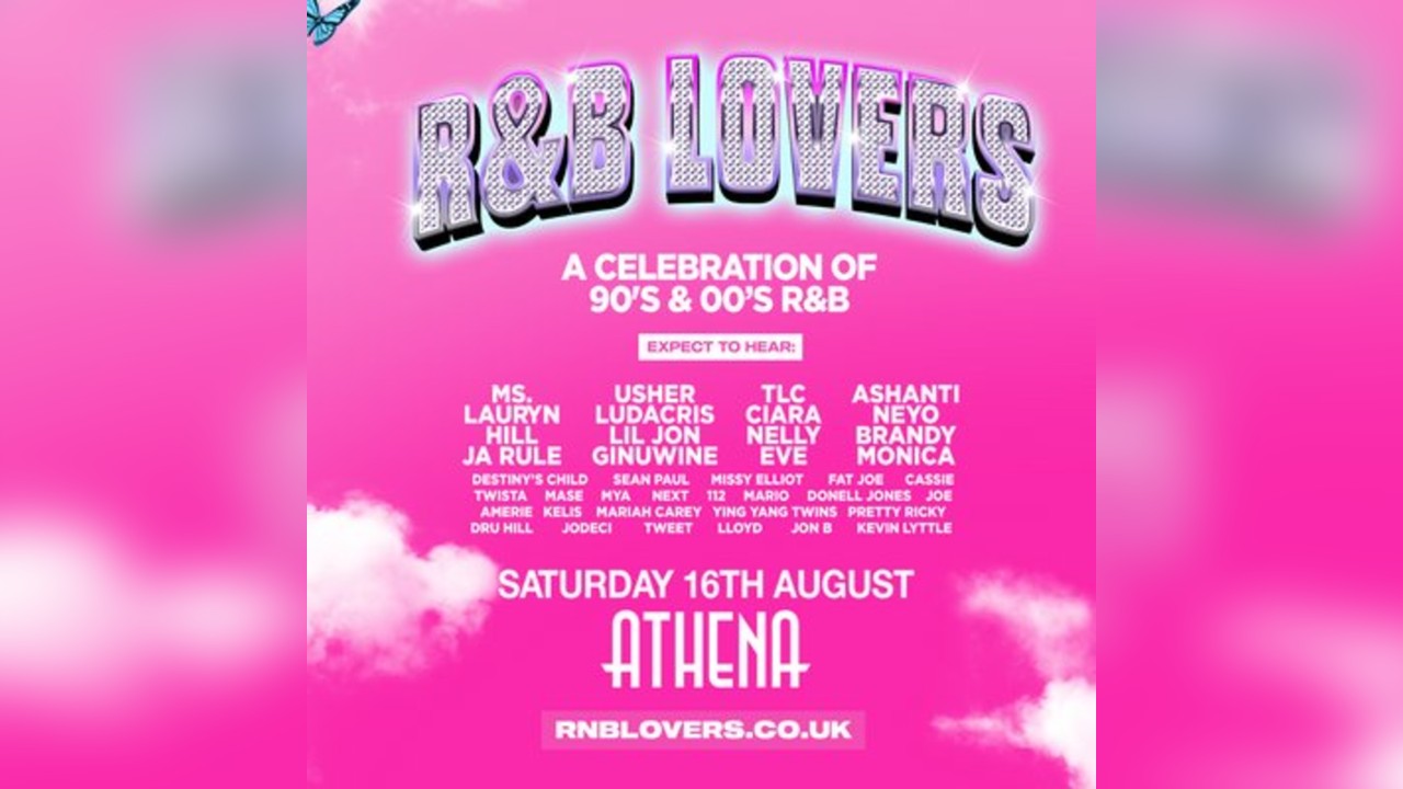 R&B Lovers - Saturday 16th August - Athena Leicester