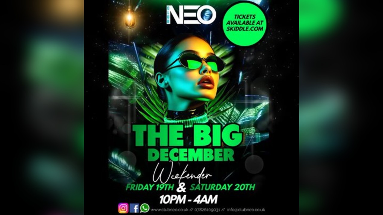The big December weekender- 19th&20th Dec