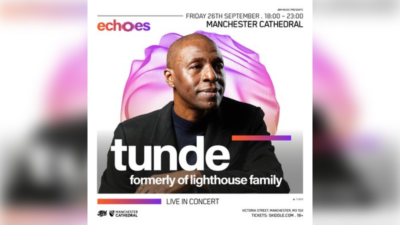 Tunde Of Lighthouse Family LIVE at Manchester Cathedral