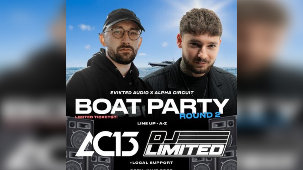 Brighton Boat Party ROUND 2: AC13 & DJ LIMITED