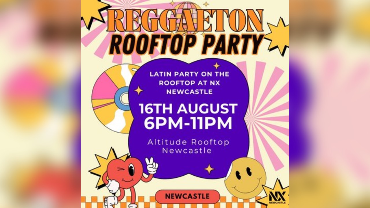 Reggaeton Rooftop Party (Newcastle) August 2025