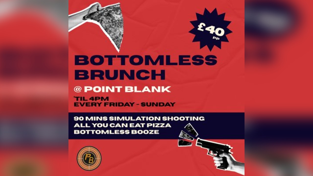 Bottomless Brunch @ Point Blank Shooting Leeds