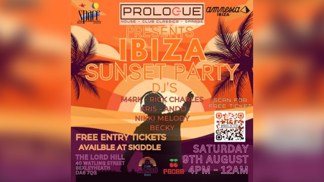 Prologue Presents The Ibiza Sunset Party