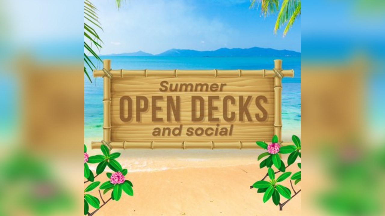 Club Curated: Open decks and social - Summer Special