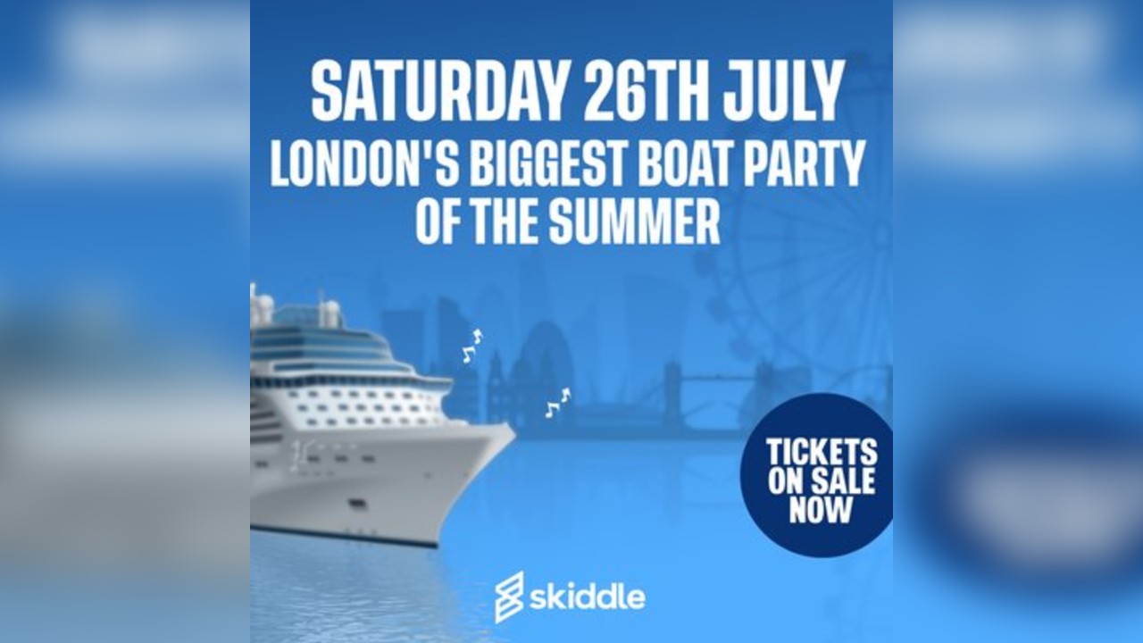 Grooves on The Thames - Biggest London Boat Party this Summer