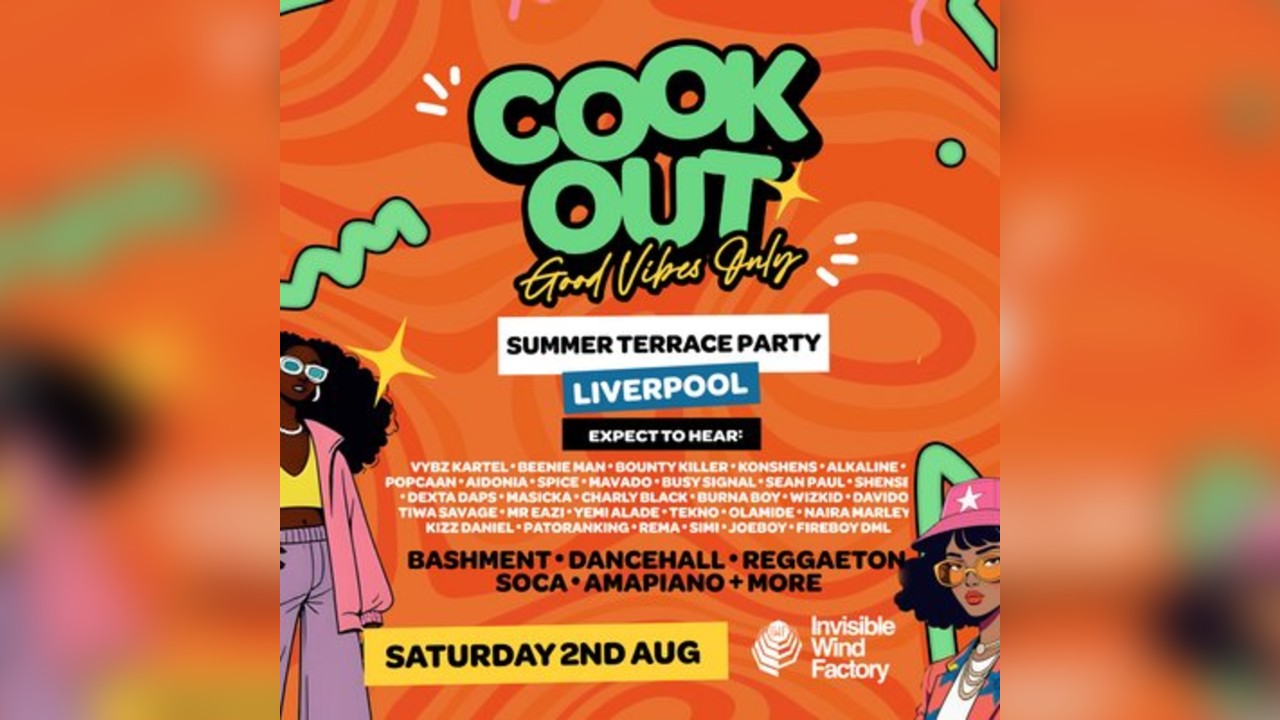 Cookout - Summer Terrace Party - Liverpool - Invisible Wind