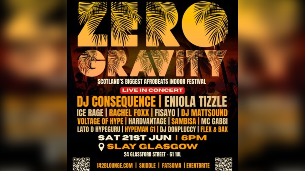 ZERO GRAVITY: DJ CONSEQUENCE - Live In Glasgow