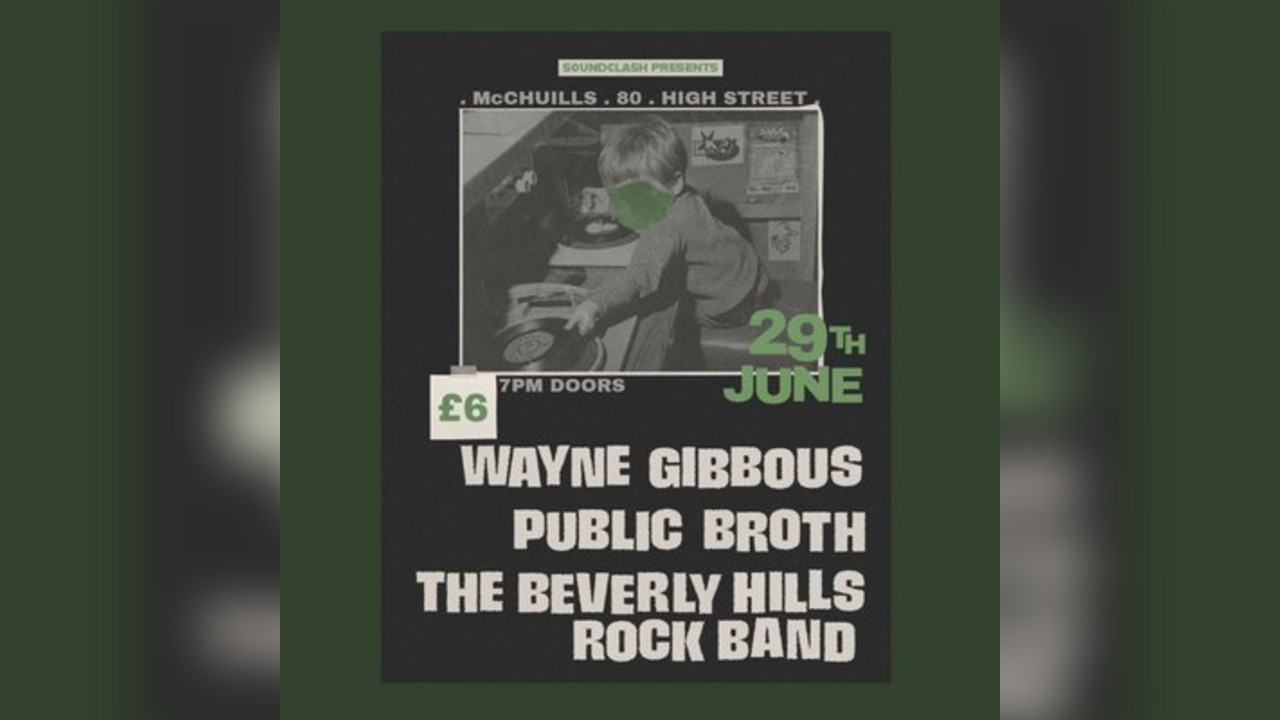 SSC | Wayne Gibbous,  Public Broth, The Beverly Hills Rock Band