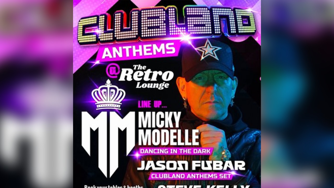 Micky Modelle at The Retro Lounge Blackpool
