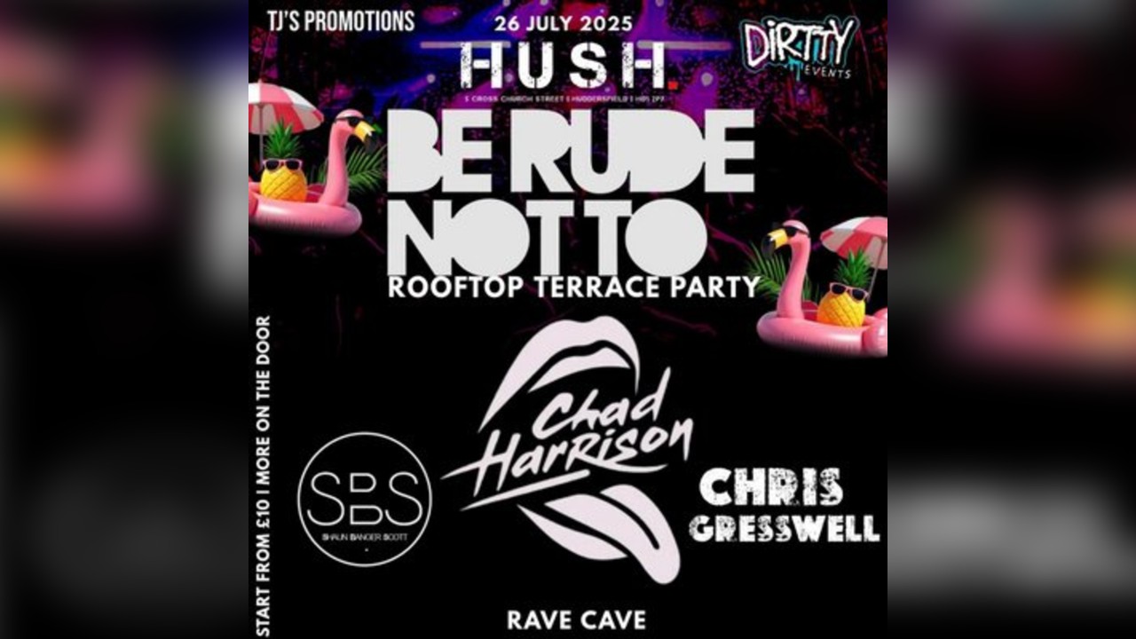 Chad Harrison roof top part - HUSH x DIRTTY EVENTS x TJPROMO