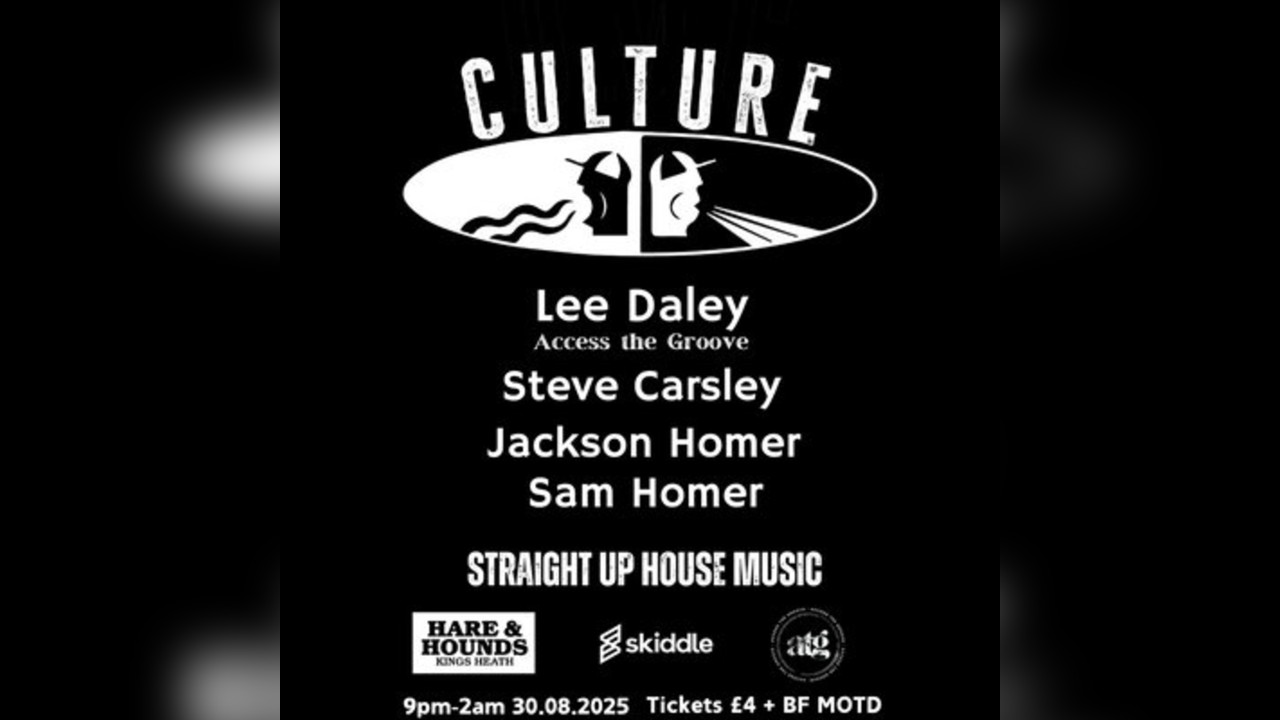 Culture presents Straight Up House Music