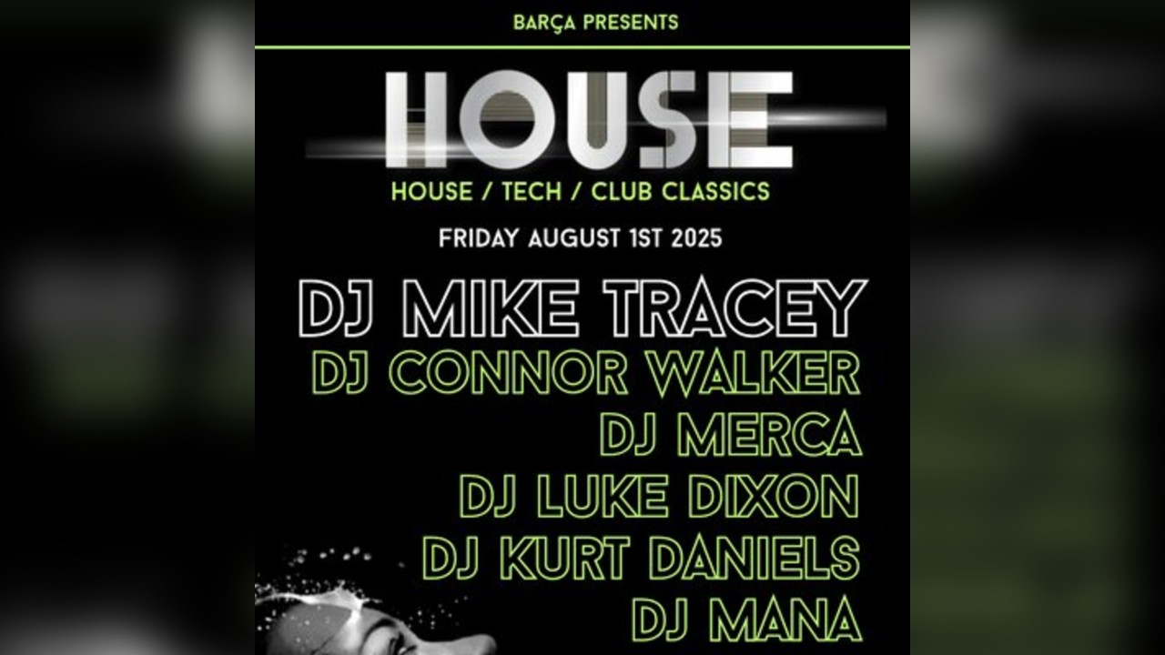 Barca presents HOUSE (The best House, Tech & Club classics)