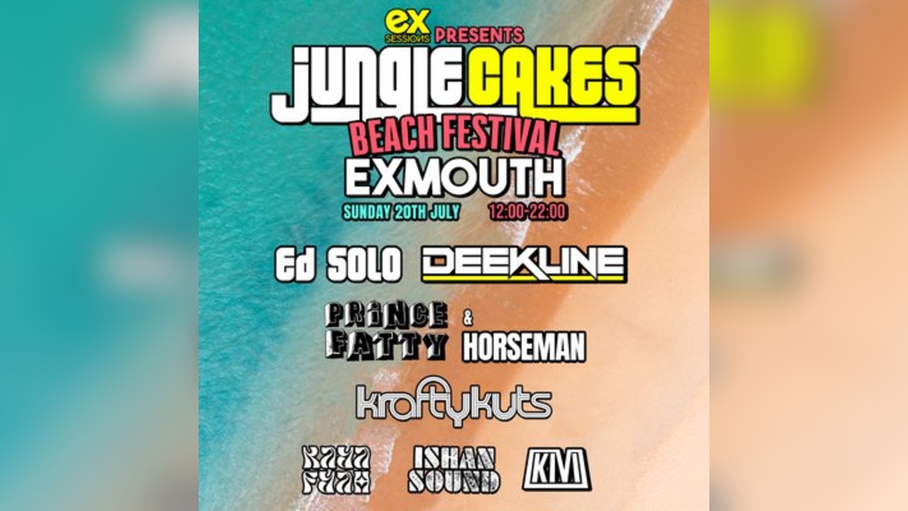 Jungle Cakes Exmouth Beach Festival Day 2 - Sun 20 July
