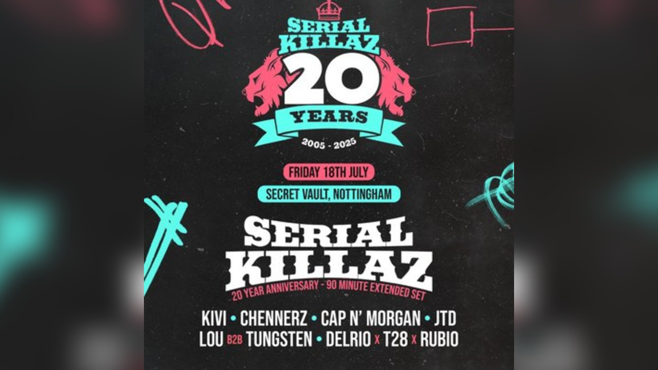 Hooked Presents 20 Years of Serial Killaz (EXTENDED SET) + More