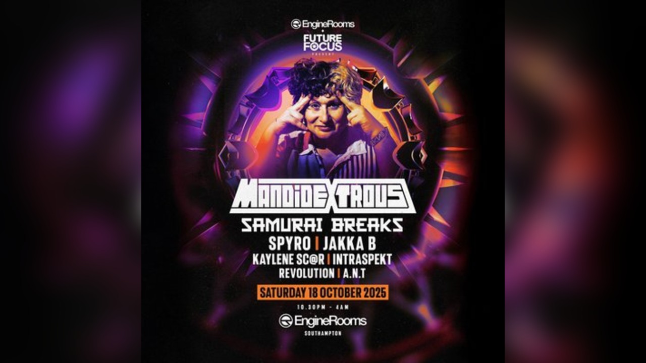 EngineRooms & Future Focus Presents: Mandidextrous + Support