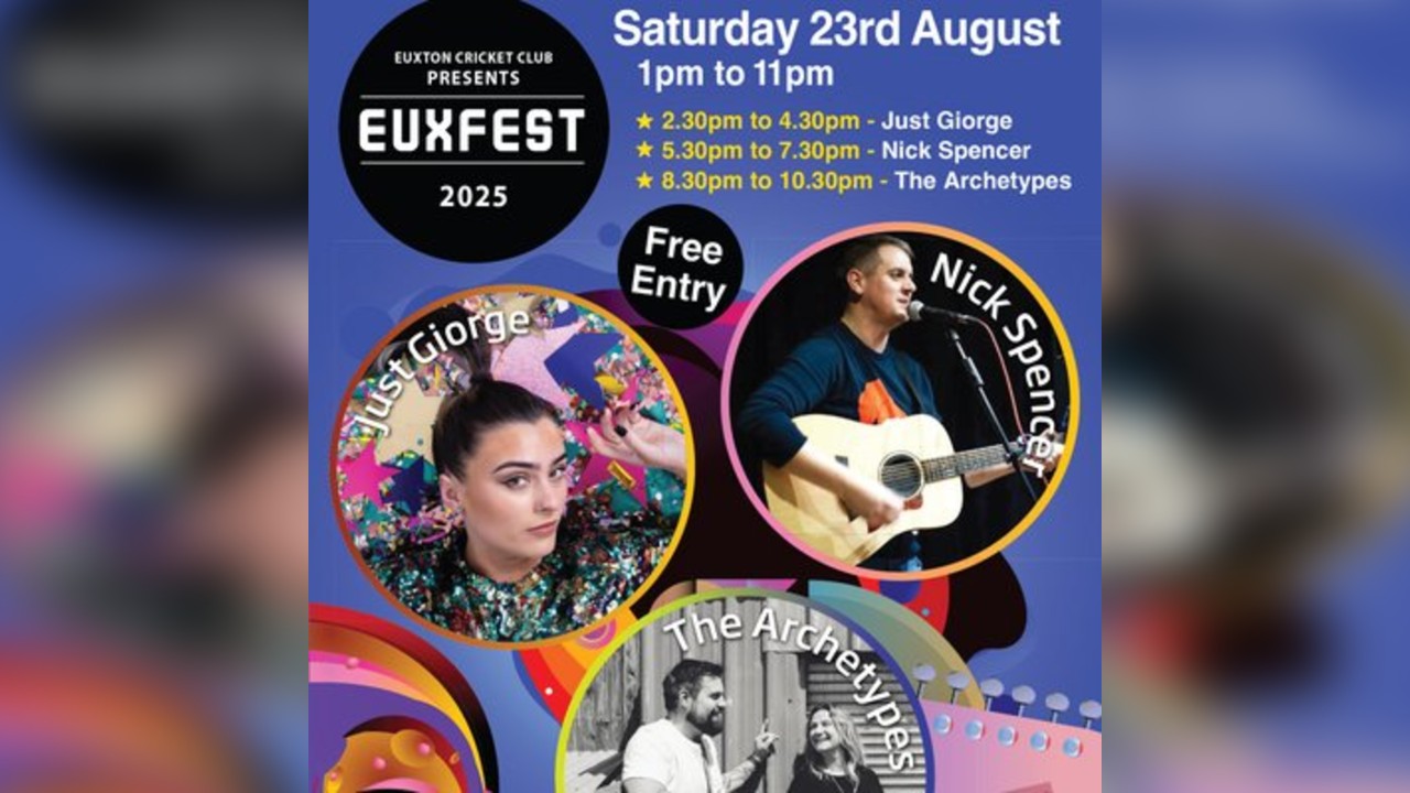 Euxfest Music & Comedy Festival at Euxton Cricket Club