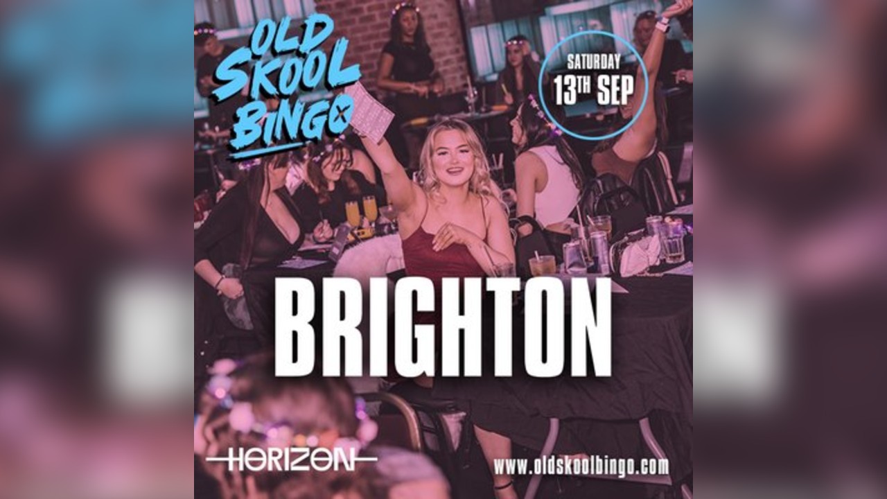 Old Skool Bingo Sat 13th Sep Brighton