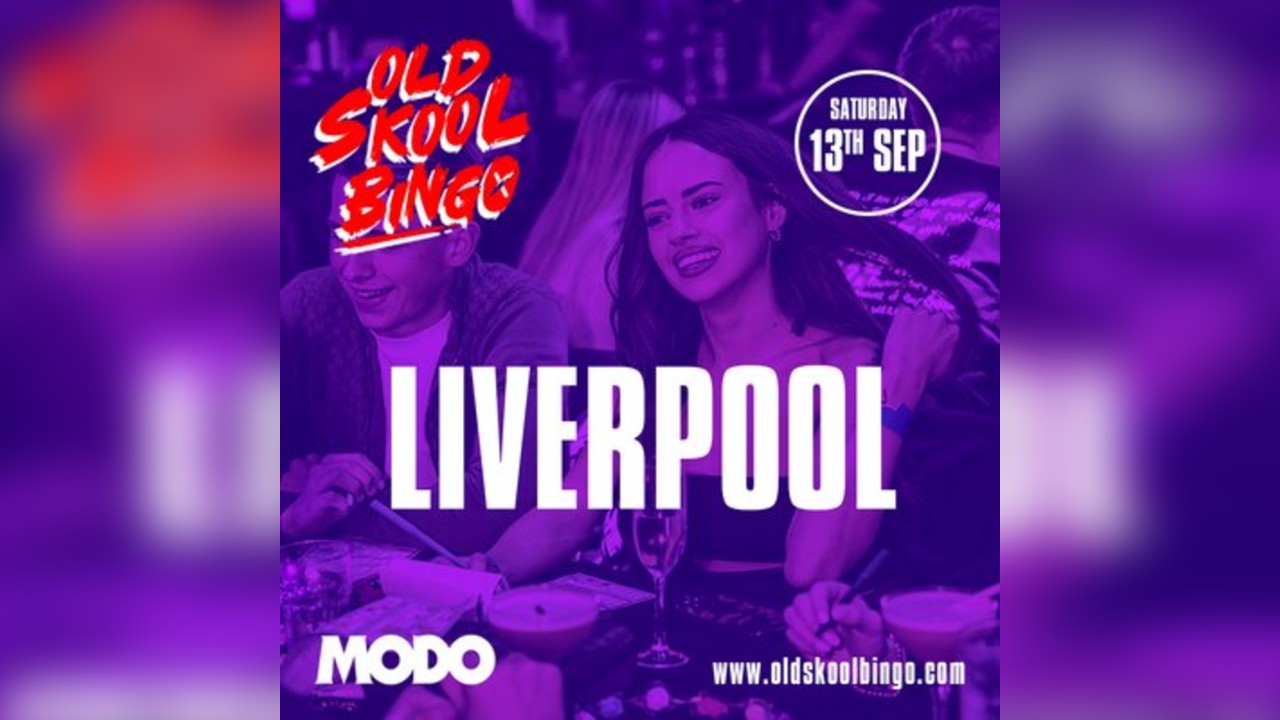 Old Skool Bingo Sat 13th Sep Liverpool