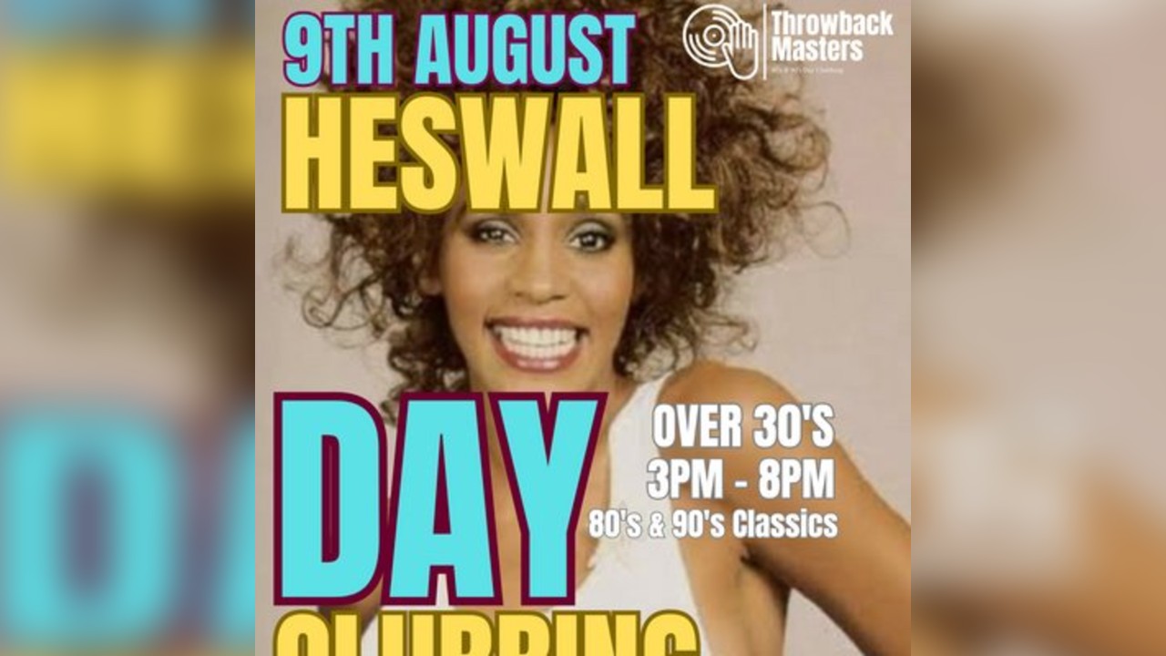 Throwback Masters Heswall Over 30s Day Clubbing 80s 90s Classics
