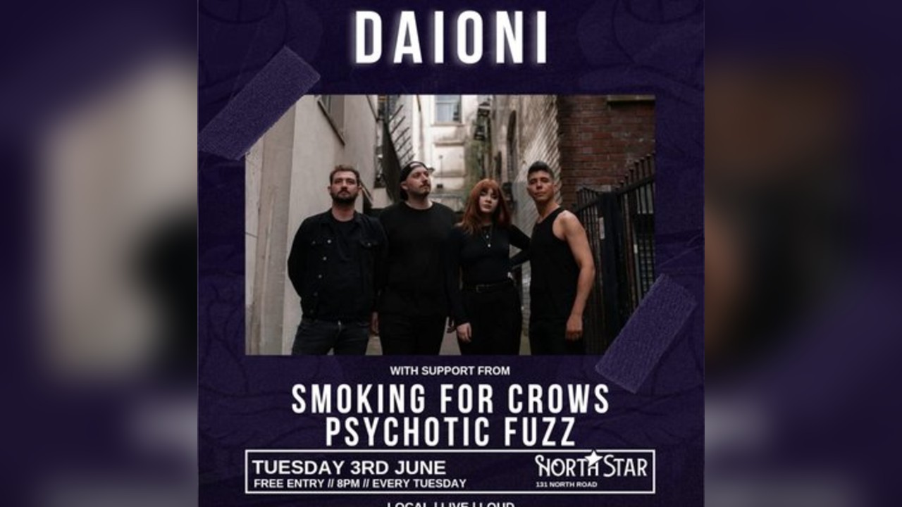 NO POETRY presents DAIONI, Smoking for Crows & Psychotic Fuzz