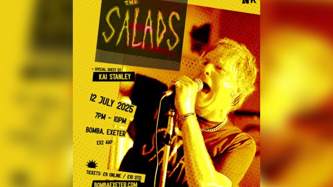THE SALADS - Live Punk Band - Sat 12 July - Bomba Exeter