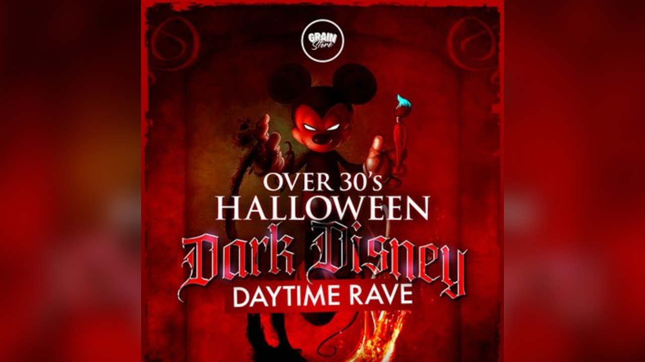Dark Disney Halloween Over 30's Day Rave