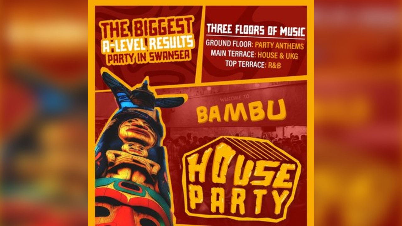 A-Level Results Day House Party @ Bambu Beach Bar