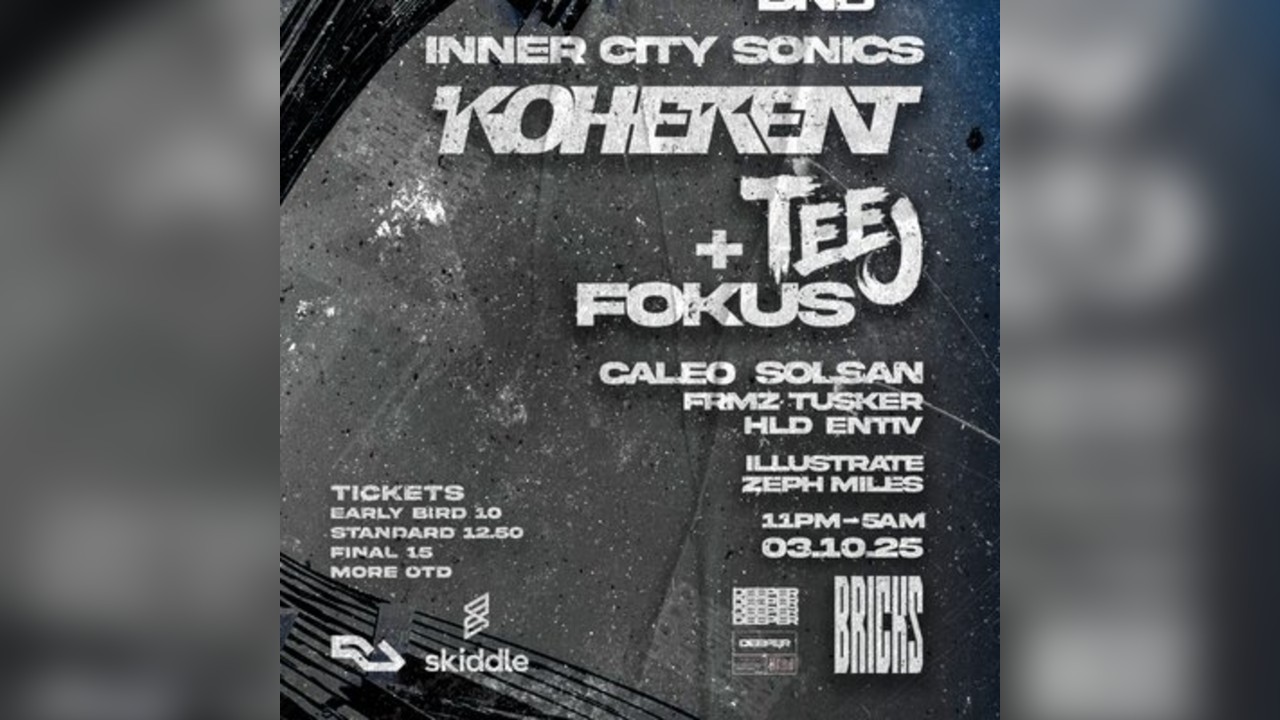 Deeper DNB: Inner City Sonics / Koherent, Teej & Fokus