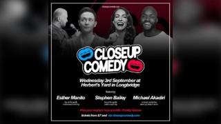 CLOSEUP COMEDY at Herbert's Yard with Stephen Bailey and more