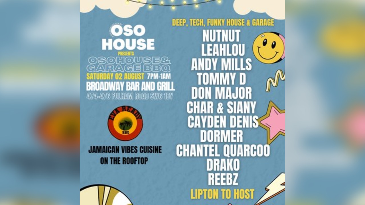 Oso house and garage bbq