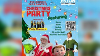 Grinch Elf and Santa's Christmas Party
