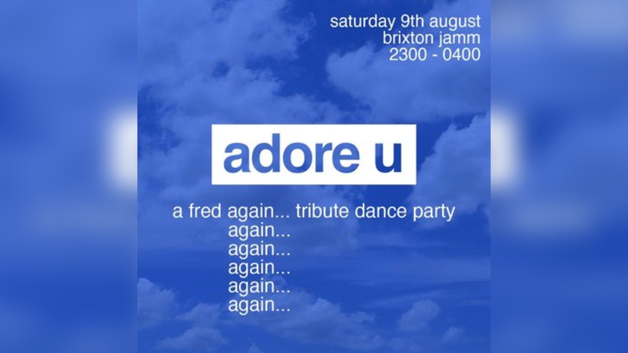 This is a Fred Again... Tribute Party