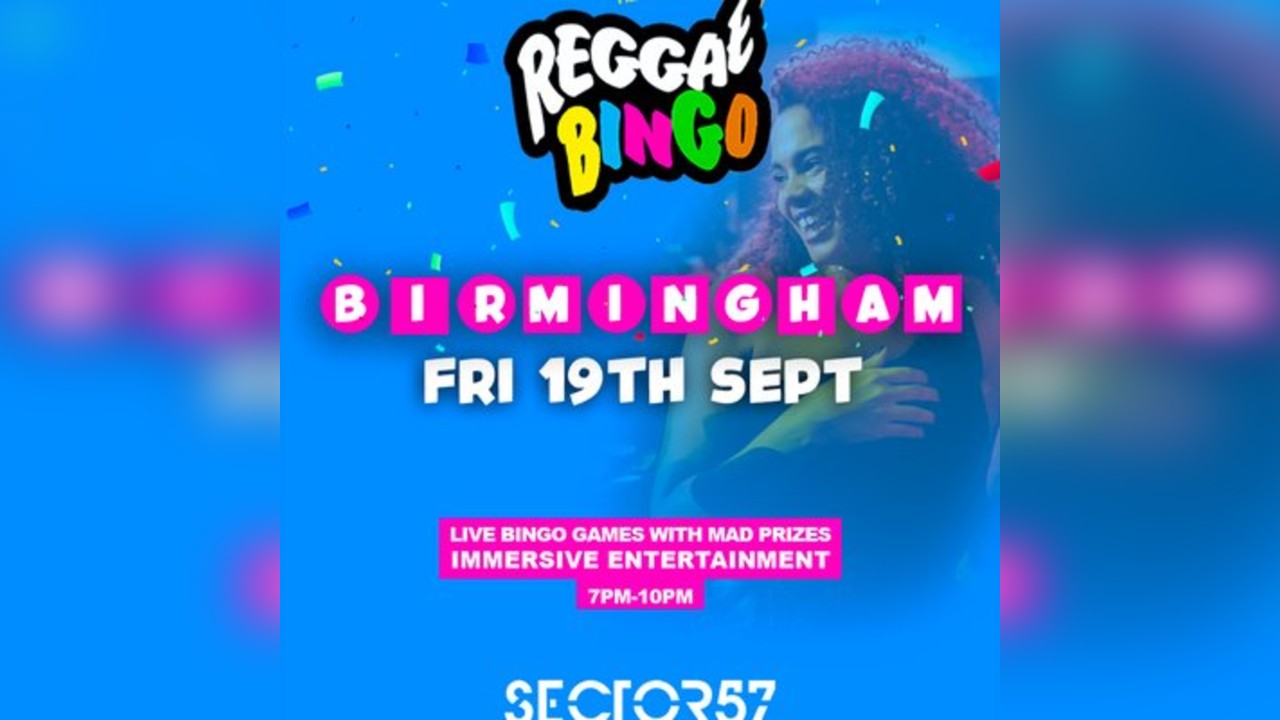 Reggae BINGO - Birmingham - Fri 19th September