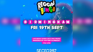 Reggae BINGO - Birmingham - Fri 19th September