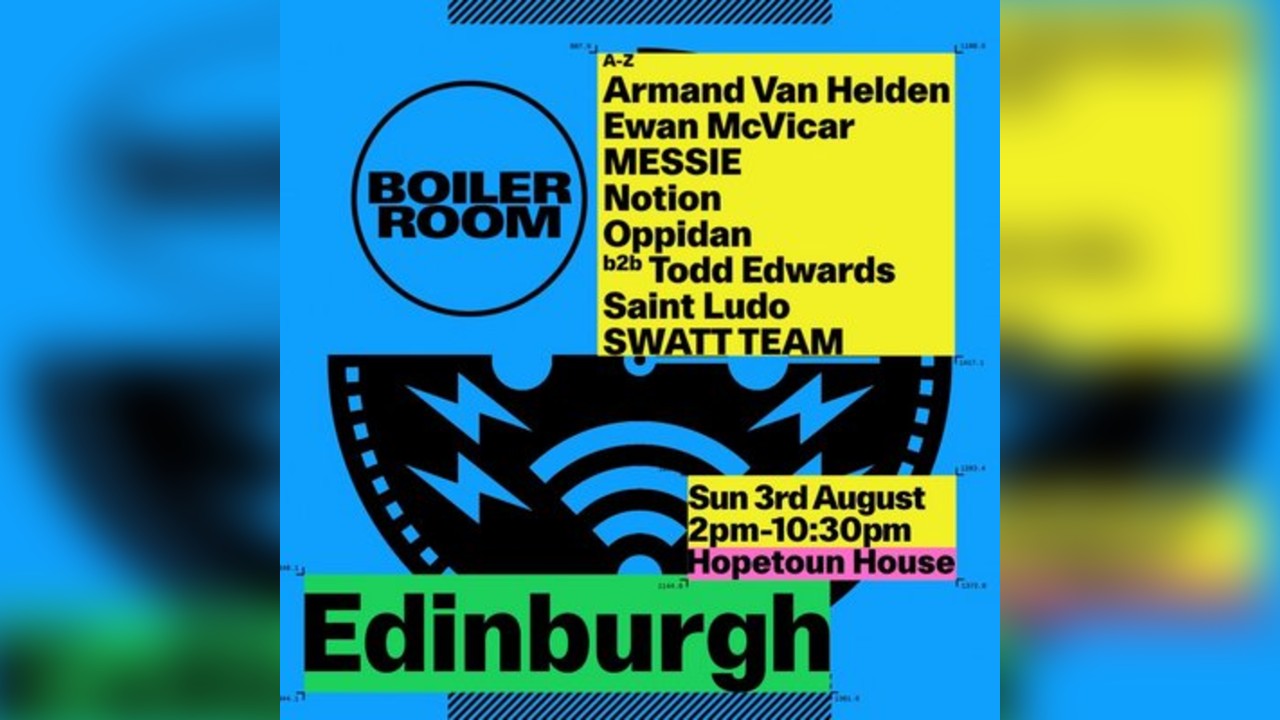 Boiler Room Edinburgh | Hopetoun House Sessions 2025