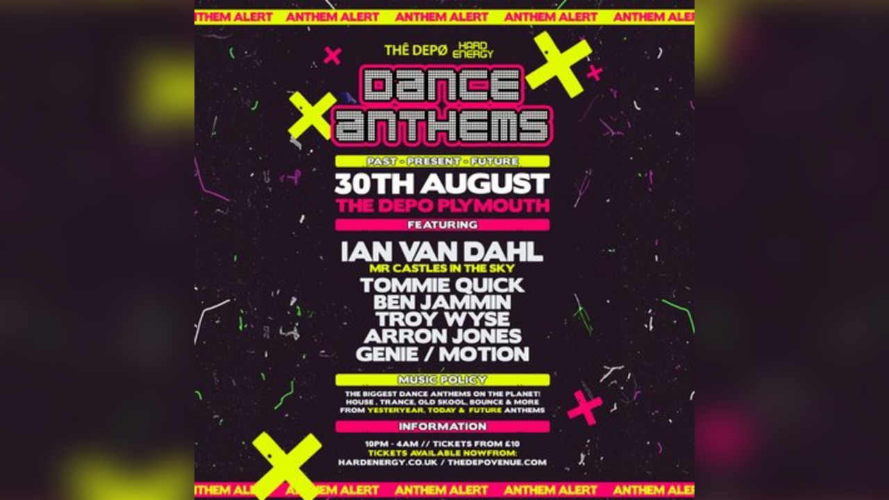 Hard Energy: Dance Anthems with Ian Van Dahl
