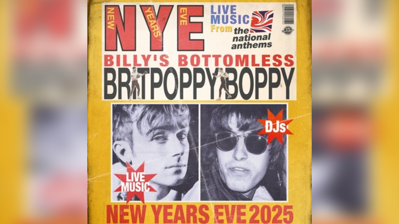 BILLY'S BOTTOMLESS BRITPOPPY BOPPY - New Years Eve
