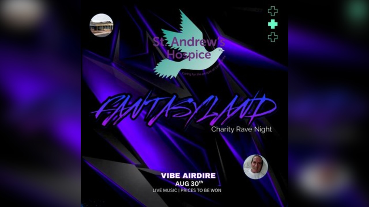 ST Andrews Hospice Fantasyland Charity Rave