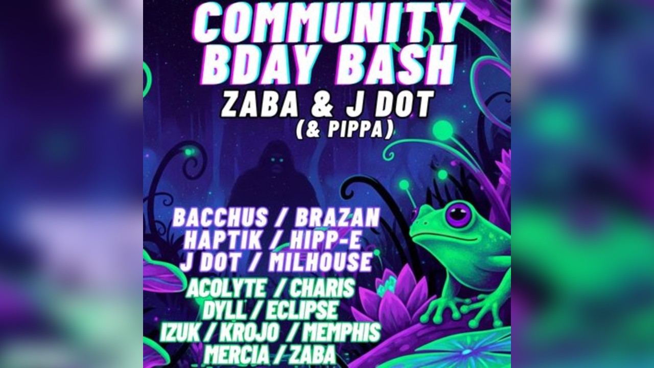Dubsquatches & Croakheads present: Community Birthday Bash