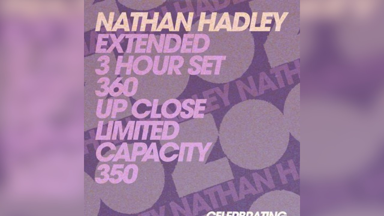 Nathan Hadley - Launch ZOO Extended up close 350 cap venue