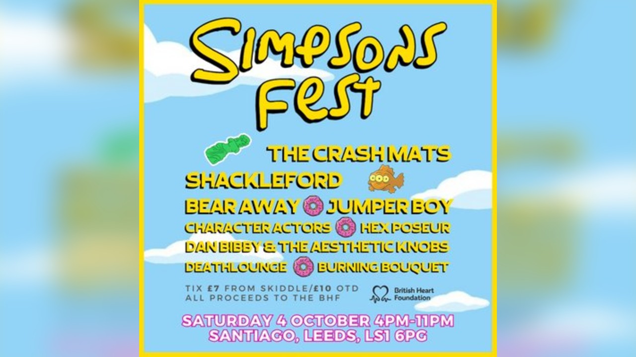 Simpsons Fest Leeds 2025 @ Santiago - punk and emo all-dayer