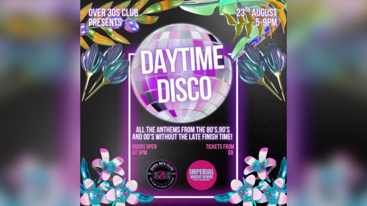 Over 30s Club Presents Daytime Disco - Mexborough Launch Party