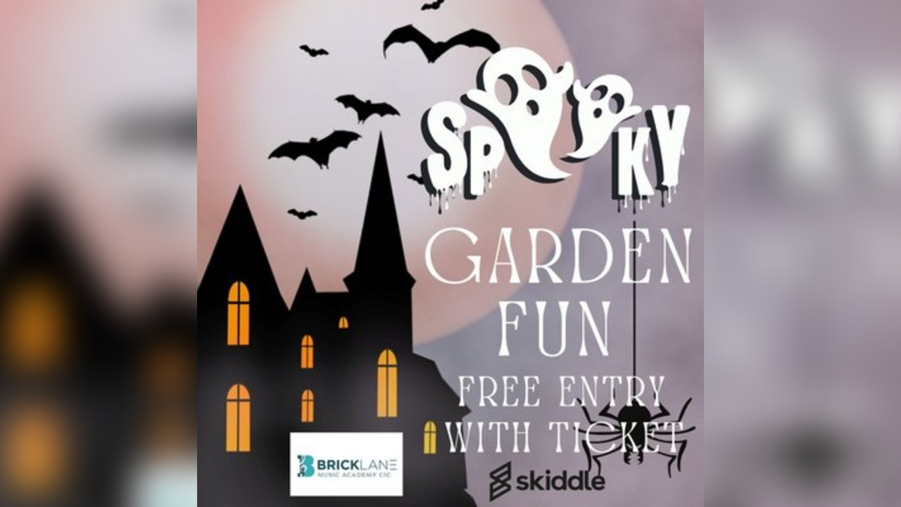 The Brick Lane Spooky Garden Halloween for the Kids with fun an